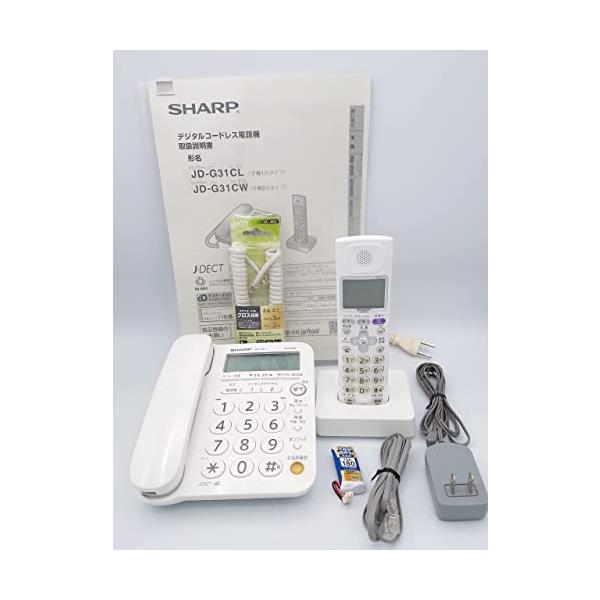 いいスタイル シャープ DECT1.9GHz快適デジタルコードレス電話機 子機1