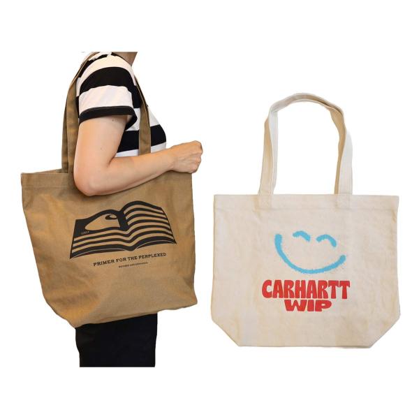 Carhartt WIP ブラック トートバッグ Carhartt カーハート WIP キャンバス グラフィック トートバッグ