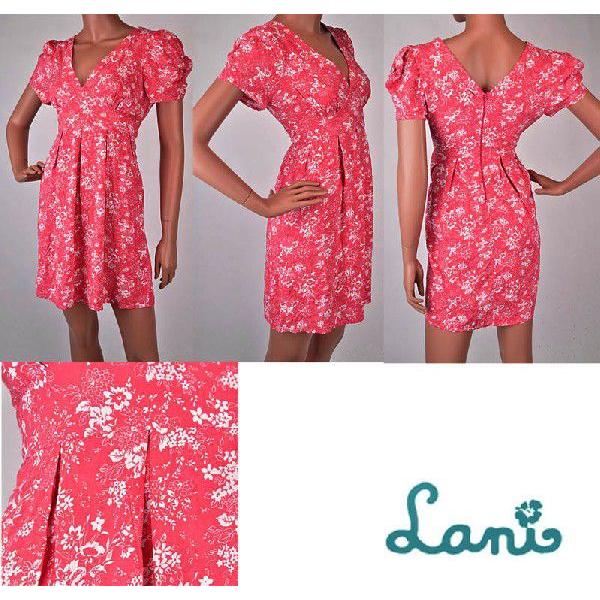Lani ラニ フローラル柄プリーツミニワンピース コーラルピンク Lani277 ブランドショップオレンジケーキ 通販 Yahoo ショッピング