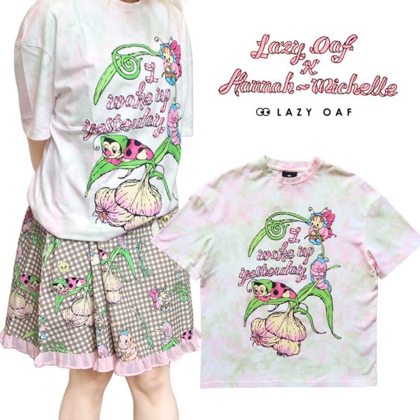 新品 LAZY OAF レイジーオーフ ビーズ 半袖 シャツ タイダイ　ポップ LAZY OAF（レイジーオーフ） Lazy Oaf Tシャツ パステル タイダイ