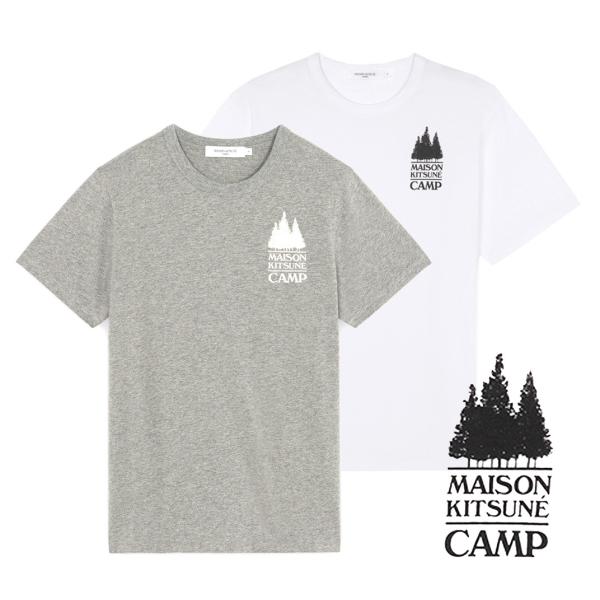クリアランス メゾンキツネ MAISON KITSUNE Tシャツ メンズ キャンプ ミニ クラシック MINI MK CAMP CLASSIC TEE-SHIRT IM00123KJ0008
