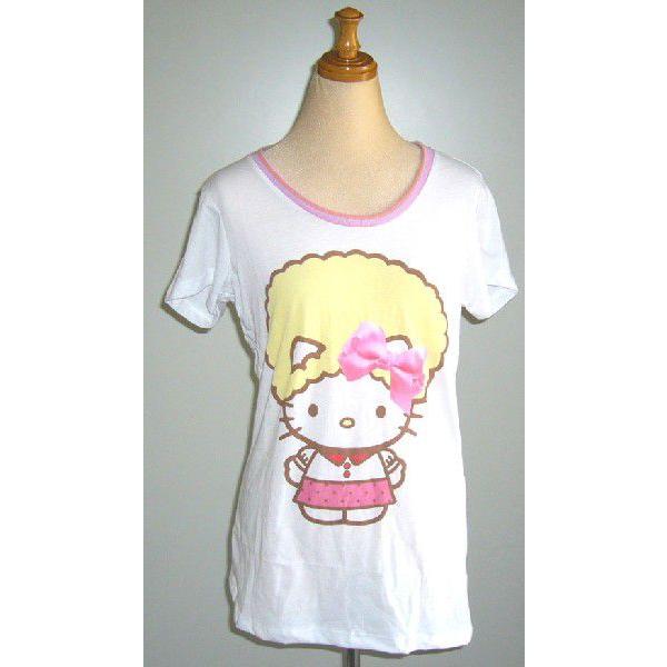 Mighty Fine マイティーファイン アフロキティちゃんTシャツ ホワイト