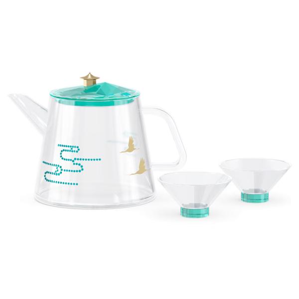 箱付 SWAROVSKI スワロフスキー ティーポット カップ&ソーサー セット 箱付 SWAROVSKI スワロフスキー ティーポット カップ&ソーサー セット