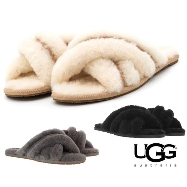 UGG アグ ルームシューズ サンダル レディース/W SCUFFITA/スカッフィータ ムートンサンダル スリッパ