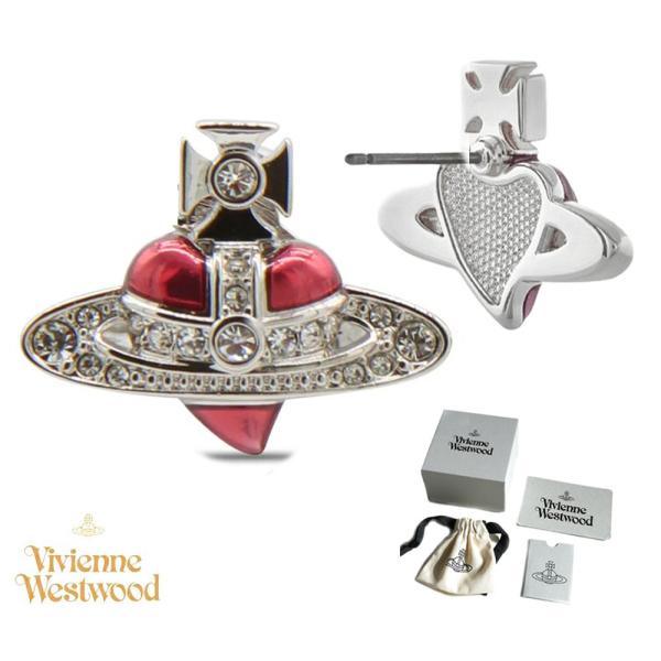【美品】Vivienne Westwood ディアマンテ　ハート　オーブ　ピアス Vivienne Westwood（ヴィヴィアンウエストウッド） ピアス