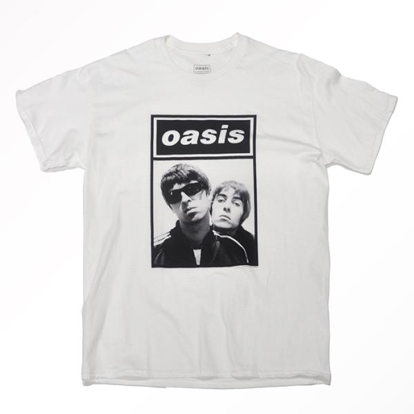 ���b�N�I�t �o���hT�V���c ���b�NT�V���c �I�A�V�X s-xl �z���C�g �����Y ���f�B�[�X ROCK-OFF OASIS Tshirts WHITE ���i�摜1