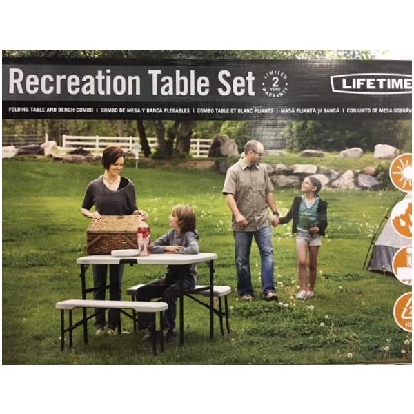 送料無料 ライフタイム 折りたたみテーブル ベンチセット Lifetime コストコ カークランド アウトドアテーブル チェア Buyee Buyee 日本の通販商品 オークションの代理入札 代理購入