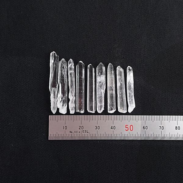 クリアポイント水晶 3.0〜4.0cm 極細 10g オルゴナイト ハンドメイド