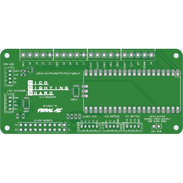 Pico Fighting Board専用プリント基板