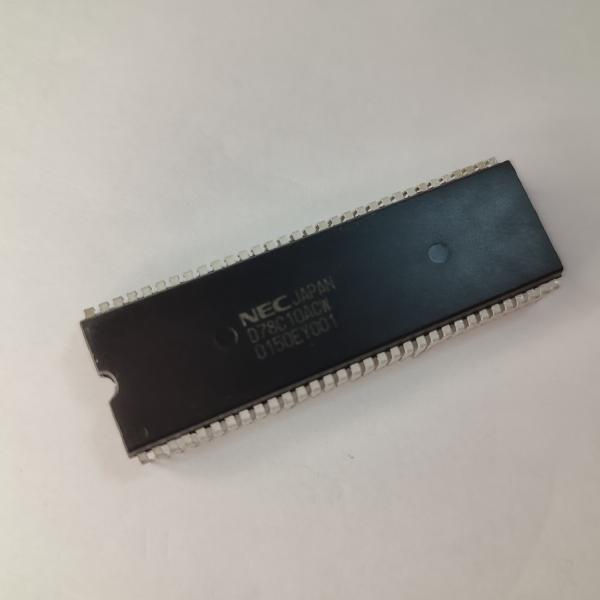 日本電気オリジナルの8ビット・マイクロコントローラーD78C10ACW、Shrink DIP-64Pです。長期保管品(状態良好)です。データシートhttps://www.rgbautomatyka.pl/fr/p/file/5970edbf...