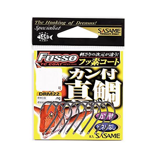 他サイト： ささめ針(SASAME) DRM22 カン付真鯛 TCフッ素コート 15号の商品画像