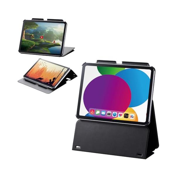 エレコム iPad 第11世代 A16 11インチ (2025) 10.9インチ 第10世代 (2022) ケース 多段階高さ調整 オートスリー