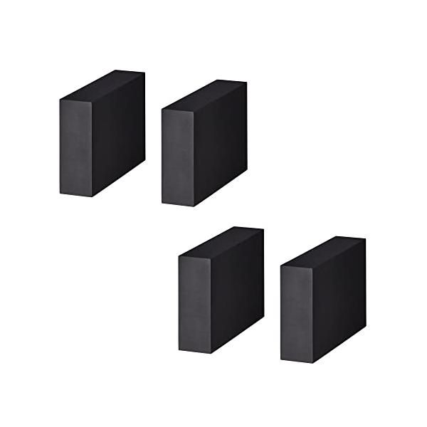 ハヤミ工産 スピーカースタンド ブロック型 4個1組 ブラック SB-944