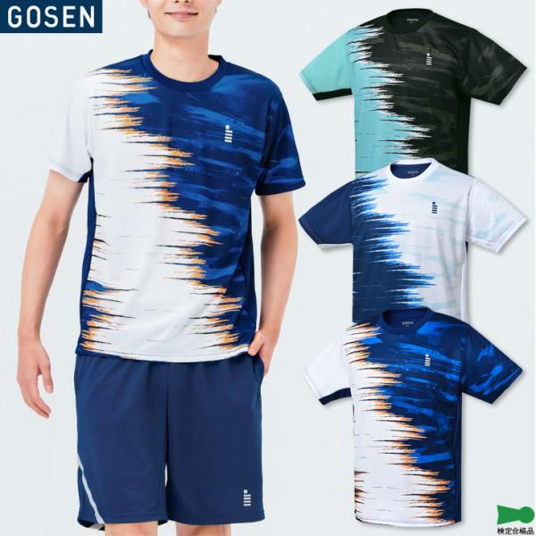 バドミントンゲームシャツ 楽天市場】ゴーセン バドミントン ゲームシャツ T2514 ユニ 男女