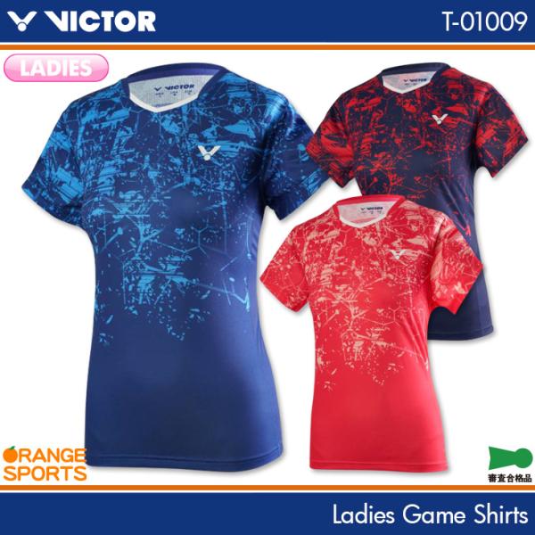 ビクター バドミントン ゲームシャツ T-01009 レディース 女性用
