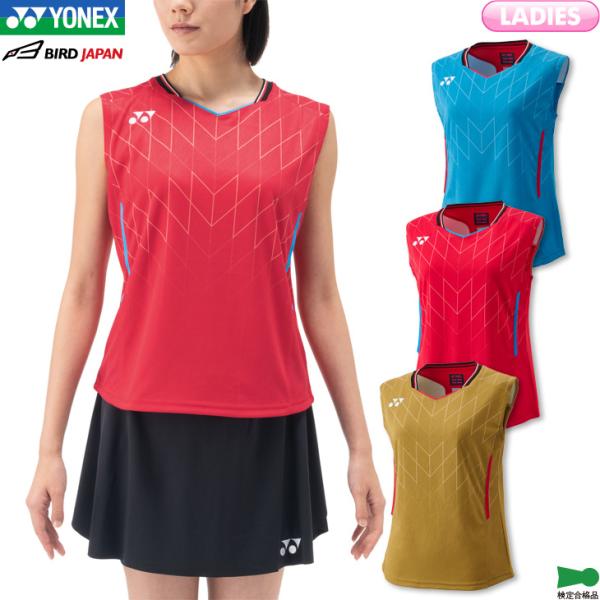 YONEX ゲームシャツ 日本代表 ユニフォーム レディース ノースリーブ L YONEX ゲームシャツ 日本代表 ユニフォーム レディース