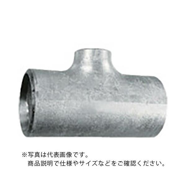 SGP(白) 突合せ溶接式管継手 異径チーズ 125A×80A (5B×3B) : ORANGE 