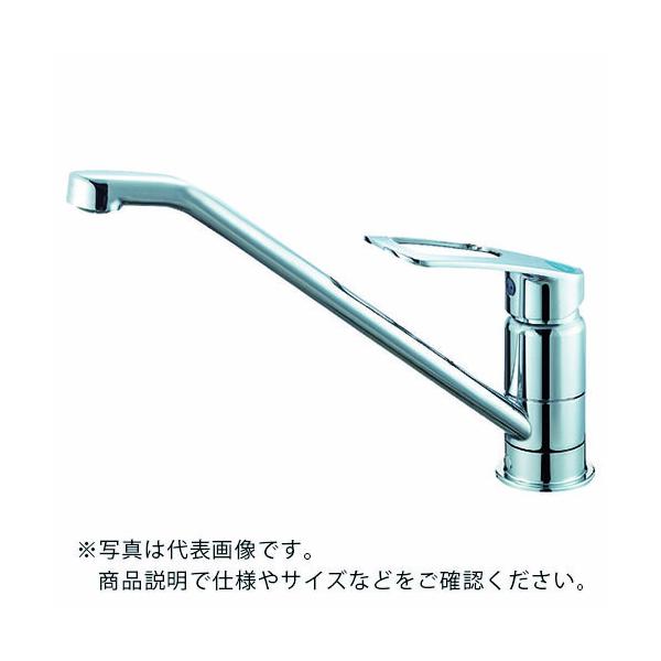SANEI キッチン水栓　K87110ETJV-13 未使用品 SANEI シングルワンホール混合栓 エコ 取付穴径35〜39mm
