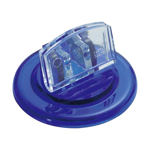 [特長]●リクライニング可動式のカード立てです。[仕様]●色：クリアブルー●幅(mm)：φ40●奥行(mm)：40●高さ(mm)：22●縦(mm)：40●横(mm)：22●挟口寸法(mm)：25●タイプ：PS樹脂[材質／仕上]●ポリスチレン...