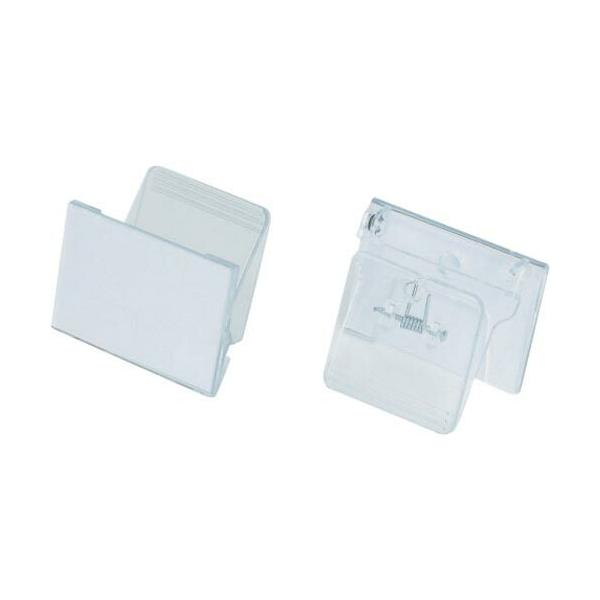 [特長]●リクライニング可動式のカード立てです。●クリップ付なので仕切板や棚に簡単にはさめます。[仕様]●色：クリア●幅(mm)：65●奥行(mm)：100●高さ(mm)：21●中紙サイズ(mm)：45×65●縦(mm)：65●横(mm)：...