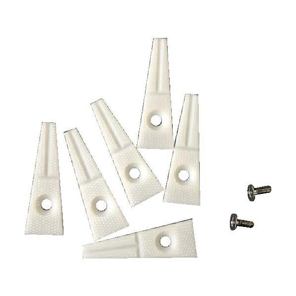 [特長]●プラスドライバー1本で簡単に交換が可能です。[仕様]●全長(mm)：122●厚さ(mm)：8●適合本体：SH-165S[材質／仕上]●ナイロン樹脂[セット内容／付属品]●樹脂3組、取付ビス1組