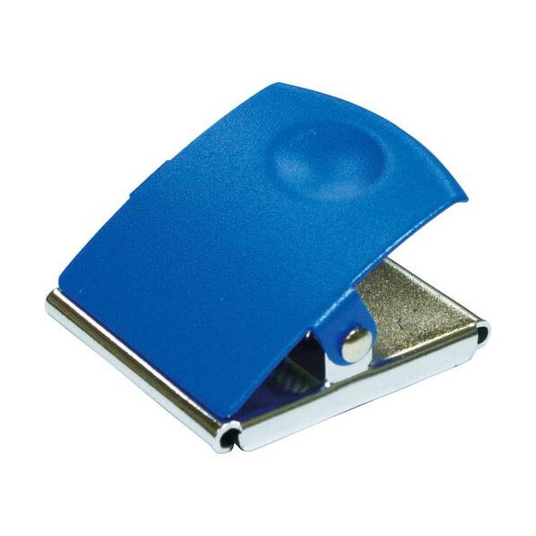 [特長]●裏面全体の高性能滑り止めシートでしっかり保持するので、滑りにくく、相手面を傷つけません。●表面のくぼみと丸いエッジで、指にやさしいデザインです。[仕様]●色：青●縦(mm)：50●横(mm)：45●保持枚数(枚)：Ａ４コピー用紙約...