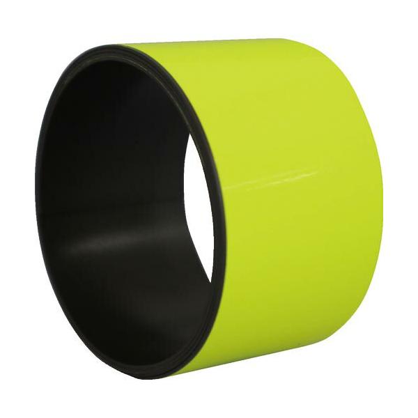 [特長]●表面に蛍光テープを貼り合わせたマグネットシートです。●蛍光色の為、日中や照明のある環境での注意喚起最適です。●マグネットは異方性のため強い磁力があります。●マグネットシートのため貼替えが簡単にできます。[仕様]●色：レモンイエロー...