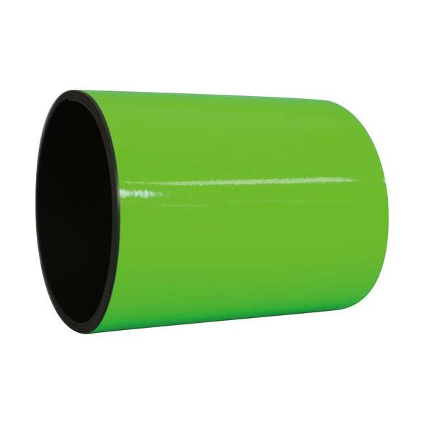 [特長]●表面に蛍光テープを貼り合わせたマグネットシートです。●蛍光色の為、日中や照明のある環境での注意喚起最適です。●マグネットは異方性の為強い磁力があります。●マグネットシートのため貼替えが簡単にできます。[仕様]●色：グリーン●幅(m...