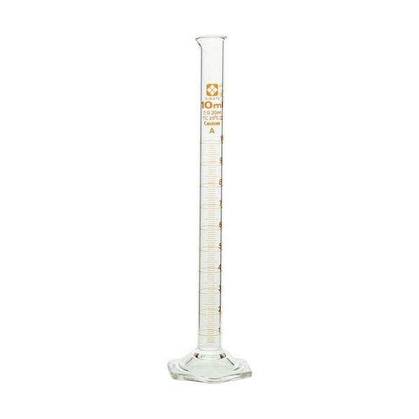 SIBATA ( 柴田科学 )　メスシリンダー　カスタムＡ　１０ｍＬ　バンパー無し ( 026500-10 )
