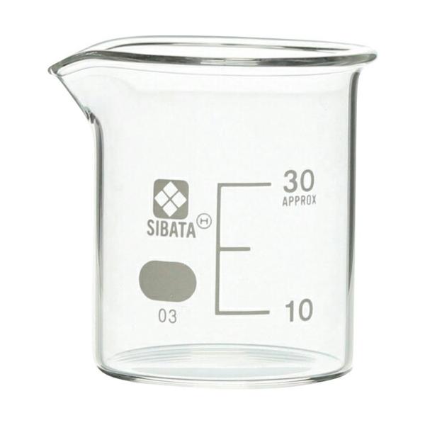 SIBATA ( 柴田科学 )　ビーカー　目安目盛付　３０ｍＬ ( 010020-30A )