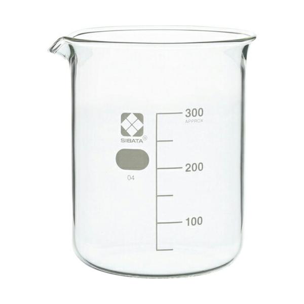 SIBATA ( 柴田科学 )　ビーカー　目安目盛付　３００ｍＬ ( 010020-300A )