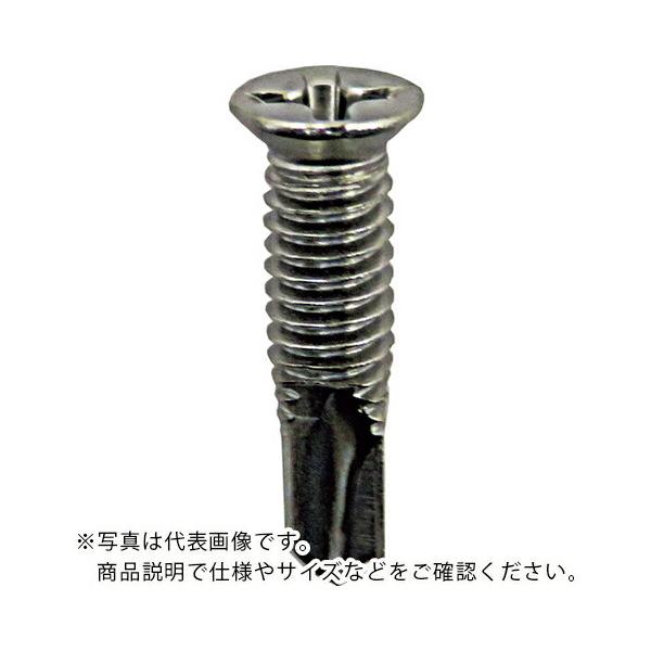 DAIDOHANT ( ダイドーハント )　ＹＡＩＢＡ　ドリルねじ　皿小頭　ファインパシべート　４×１３　Ｄ６　細目 ( 10187224 )