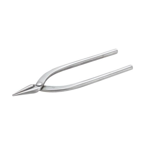 [特長]●両丸タイプです。●くわえ部にギザがなく相手に傷が付きにくいです。[仕様]●全長(mm)：120●先端形状：両丸[材質／仕上]●ステンレス（SUS410）