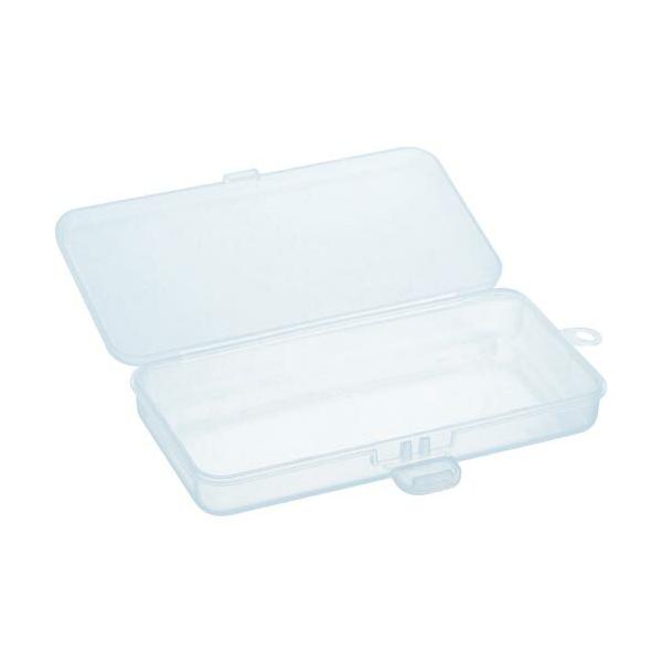 [特長]●小物をすっきり収納するのに便利なクリアケースです。●仕切板なし（フリータイプ）です。●ポケットサイズなので持ち運びにも最適です。●部品等のセットケースにも大変便利です。[仕様]●色：クリア●外形寸法(mm)間口：178●外形寸法(...