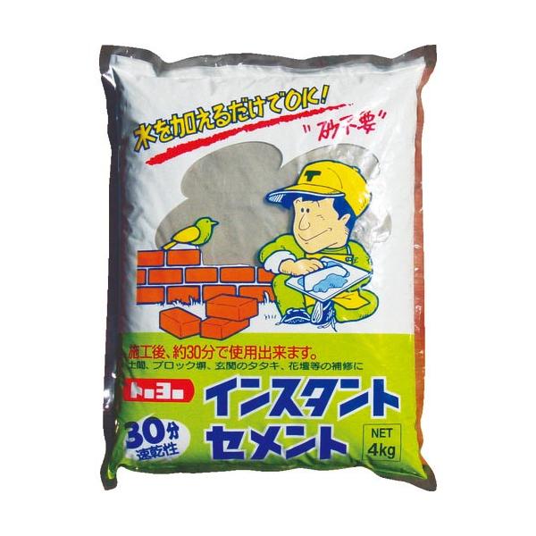 他サイト： MATERAN インスタントセメント30分速乾 灰 4kg (1個入) ( NO5151 ) トーヨーマテラン(株)の商品画像