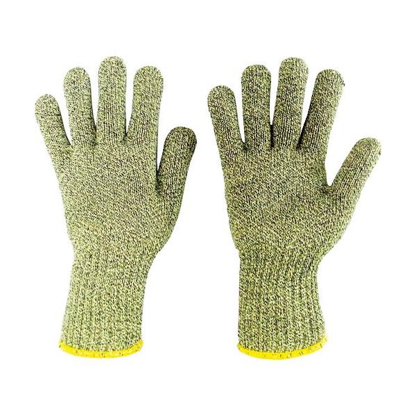 [特長]●バージン繊維100%なので、ゴワつかずしなやかです。●皮革の2倍以上の耐切創性をもつアラミド繊維と空気中で燃えにくい耐炎繊維の2つのスーパー繊維を緻密に編み込み、厚手に仕上げた手袋です。●全長27ｃｍで手首までカバーします。●バー...