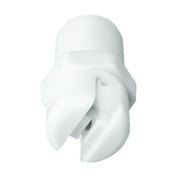 [特長]●中央が強く両端にかけて次第に弱まる山形流量分布の扇形噴霧を発生させます。●ノズル複数配列時にパターンの両端をオーバーラップさせて使うと、流量分布が全幅において均等になります。[仕様]●噴霧角度(°)：90(0.3MPa)●噴霧量(...