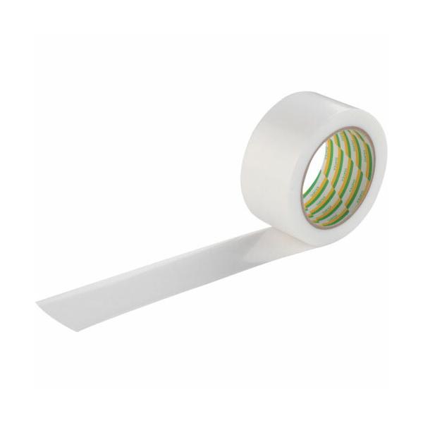 [特長]●テープ表面の素材自体で優れた滑り止め性能を発揮します。●手切れ性があり作業性が良好です。●粘着力が強く多用途への使用が可能です。[仕様]●色：ホワイト●幅(mm)：50●長さ(m)：25●厚さ(mm)：0.16●粘着力：4.0N/...
