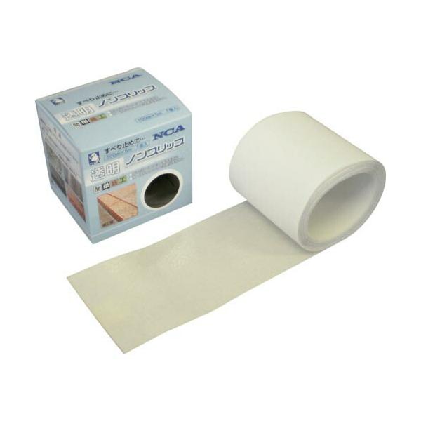 [特長]●意匠性を損ないたくない場所に最適です。●カーボンニュートラルガス使用により、従来比61％排出量を削減しました（製造時）。[仕様]●色：透明●幅(mm)：100●長さ(m)：5●厚さ(mm)：0.5●粘着力：32N/25mm●引張強...