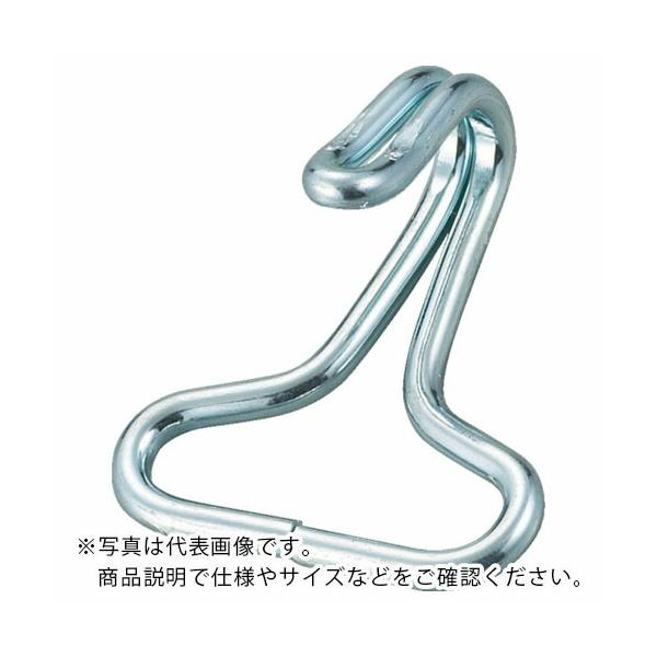 TRUSCO ( トラスコ中山 )　ゴムロープ用金具　Ｗフック　３０ｍｍ用　１個入 ( TGR-30KW-1 )
