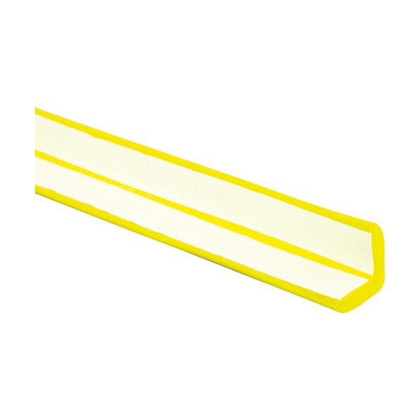 [特長]●クッション性に優れた衝撃吸収材です。●粘着テープ貼付け済みなので簡単に設置できます。[仕様]●色：黄●幅(mm)：54●長さ(m)：0.45●長さ(mm)：450●厚さ(mm)：14●取付方法：貼付タイプ(両面テープ付属)●縦(m...