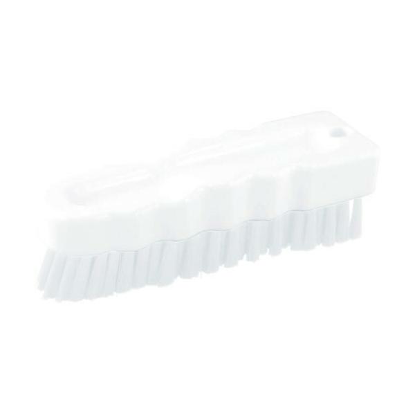[特長]●カラーによる区域管理などができるＨＡＣＣＰに対応したブラシです。（ソフトタイプ）●毛は抜けにくく熱に強いため、衛生管理が必要な場所での使用に適しています。[仕様]●色：ホワイト●縦(mm)：160●横(mm)：50●厚さ(mm)：...
