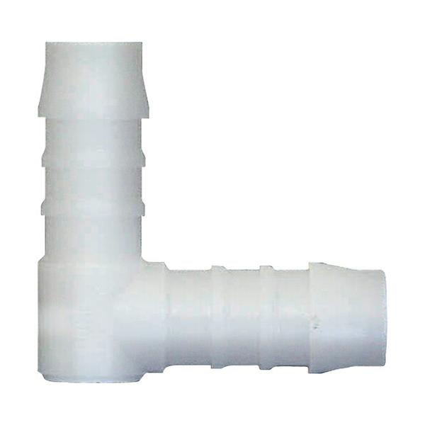 [特長]●ホースとホースを繋ぐL型のホースジョイントです。[仕様]●適合ホース内径(mm)：4[材質／仕上]●ポリアセタール(POM)[注意]●ご使用のホースサイズをご確認ください。