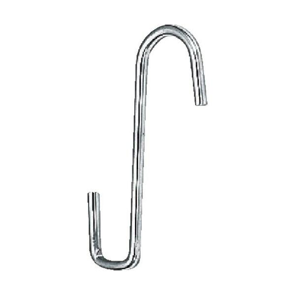 [仕様]●フック寸法 径×長さ(mm)：4×55×82●最大積載量(kg/個)：1●形状：Sカン[材質／仕上]●スチール（クロムメッキ仕上げ）