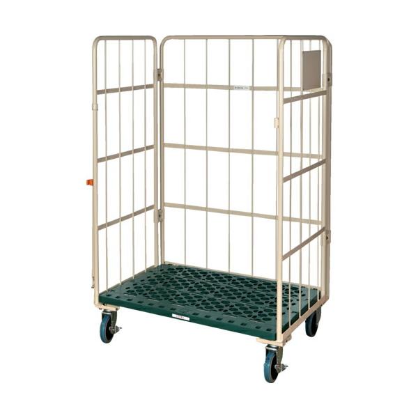 [特長]●物流現場ではもっともスタンダードなカゴ車です。●床板は樹脂製で取り回しが軽く錆にも強いです。[仕様]●均等荷重(kg)：500●外形寸法(mm)長さ：800●外形寸法(mm)幅：950●外形寸法(mm)高さ：1700●有効内寸(m...