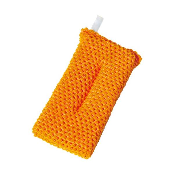 [特長]●水切れのよいスポンジをアクリル毛糸で包んだ手にやさしいクリーナーです。●水だけで食器の汚れや茶シブが落とせます。●立体感のあるポコポコ編みが効果的に汚れに密着して落とします。●２つに折り曲げやすいステッチ入りです。[仕様]●色：オ...