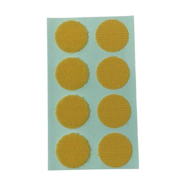 ユタカメイク　マジックテープ　ワンタッチ　２２φ　８コ入り　イエロー ( G-72 )