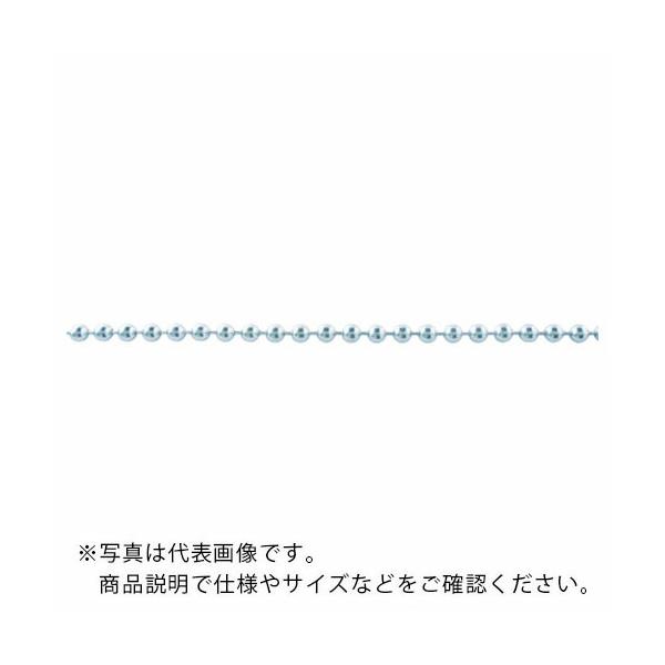 [特長]●チェーン自体によりもどし機能があるため、ねじれません。[仕様]●全長(m)：3●玉径(mm)：2.3●使用荷重(kN)：0.02[材質／仕上]●真鍮(C2720)●表面処理:クローム[注意]●提供不可：SDS