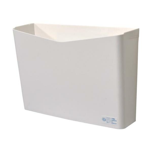 [特長]●Ａ４ファイルサイズを収納できるので、再生用紙の回収やカタログの収納に便利です。[仕様]●奥行(mm)：98●高さ(mm)：237●間口(mm)：333●最大積載量(kg/台)：2●色：ホワイト●フタ：無し●マグネット着脱式[材質／...