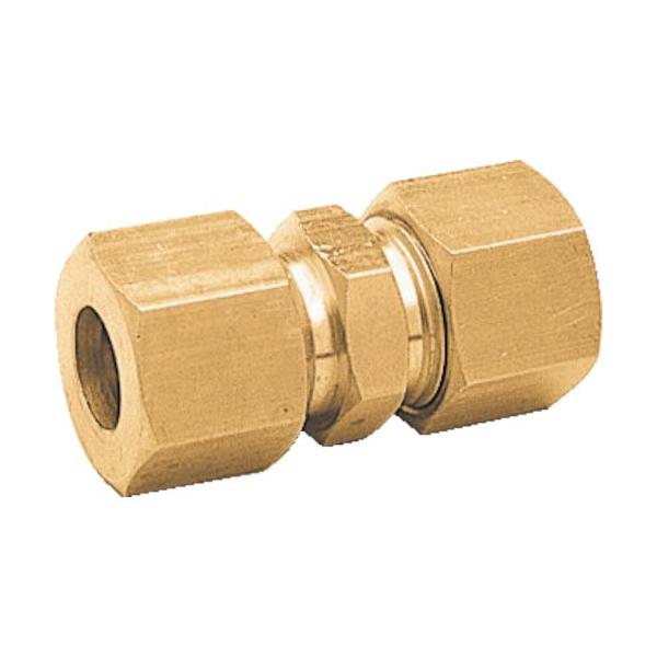 [特長]●リング式継手となります。●銅管と銅管の接続に使用します。[仕様]●適合銅管外径(mm)：6●六角対辺(mm)ナット：12●六角対辺(mm)本体：12●寸法L（mm）:32●使用流体：水・空気・油●流体温度：-50〜150℃●使用圧...